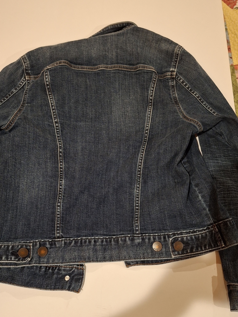a.n.a Dark Blue Denim Jacket for Women - Picture 8 of 16